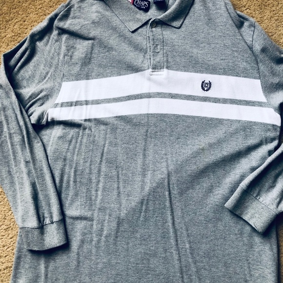 Grey Men's Like New Long Sleeve Tee - Picture 2 of 3